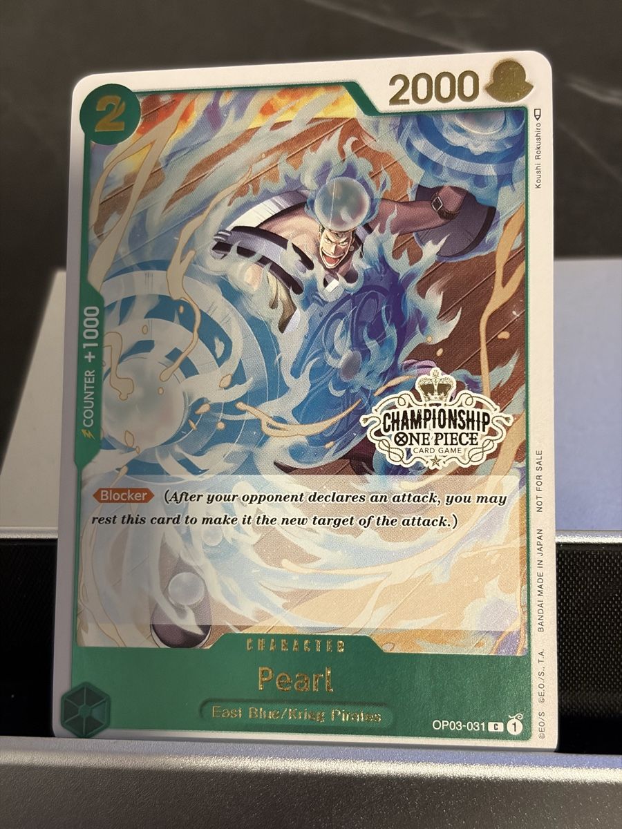 Bandai Carte collezionabili: One Piece OP03-031 Pearl Championship, Englisch – Nuovo (secondo la descrizione) da St. Gallen venduto da cambitcg