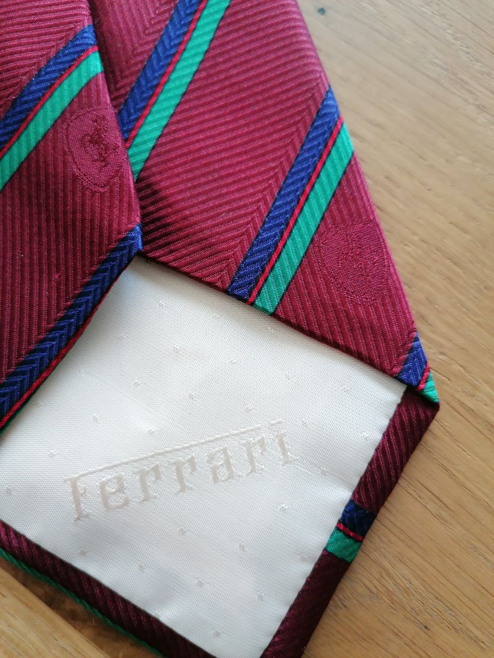 Cravatte: Ferrari Krawatte 100% Seide - Nr.144 – Usato da Basel venduto da vintagecollector 3