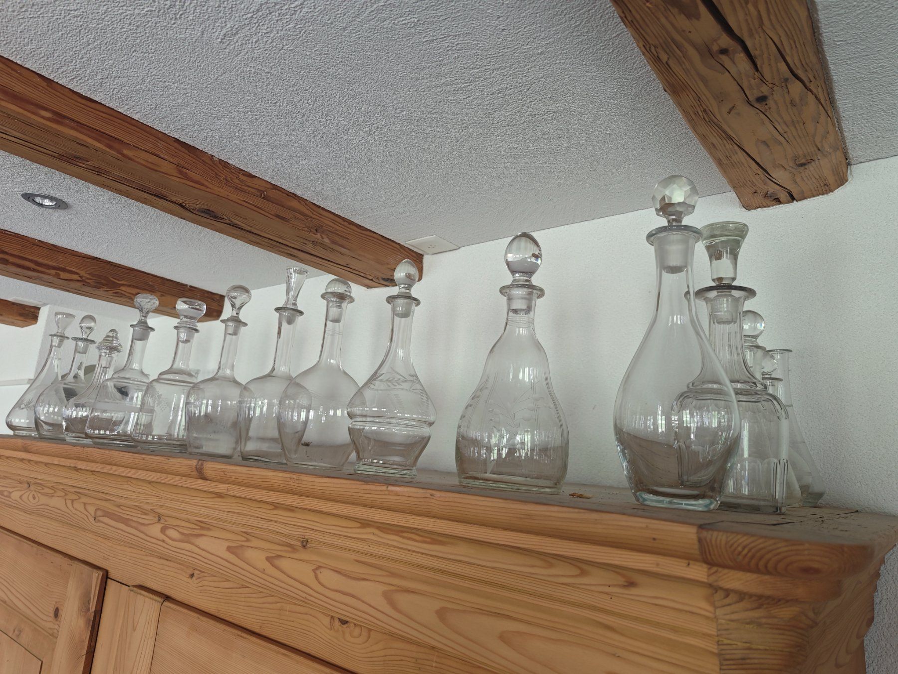 Carafes: Alte Glas Karaffen – D'occasion à Gutenswil par 050805 1
