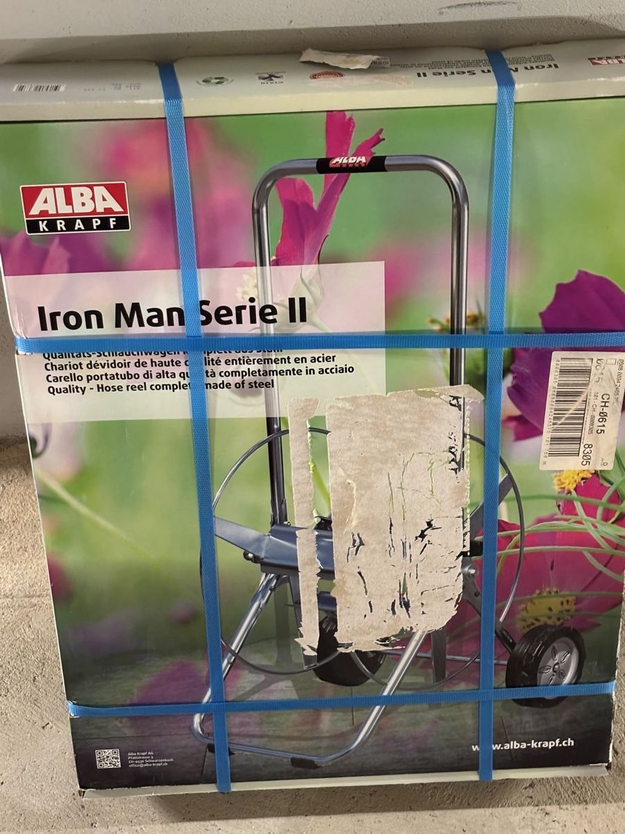 Rohre & Schläuche: ALBA Krapf Schlauchwagen Iron Man II – Neu und originalverpackt aus Lenzburg von Natalie90 1