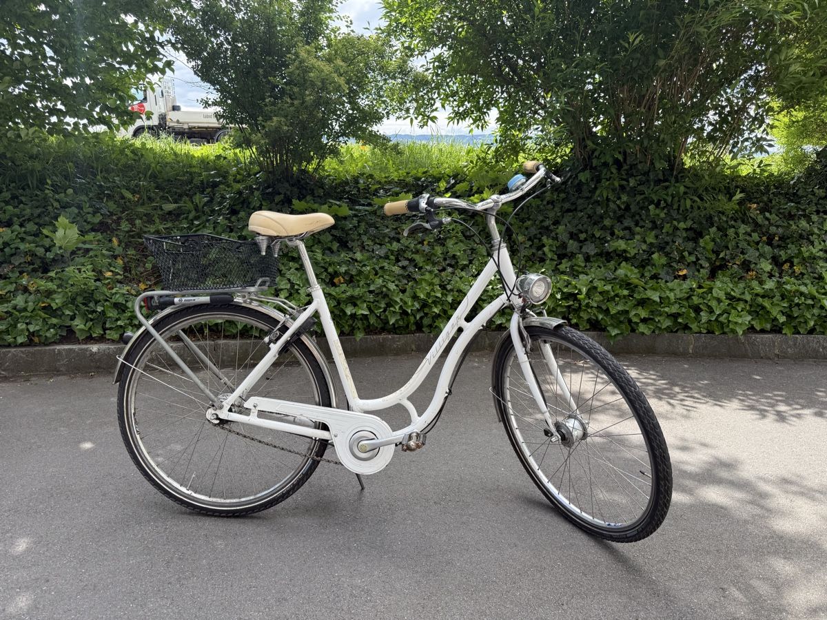 Villiger Biciclette: Villiger Damen-Velo, weiss – Usato da Cham venduto da ReUse_and_ReCycle 1