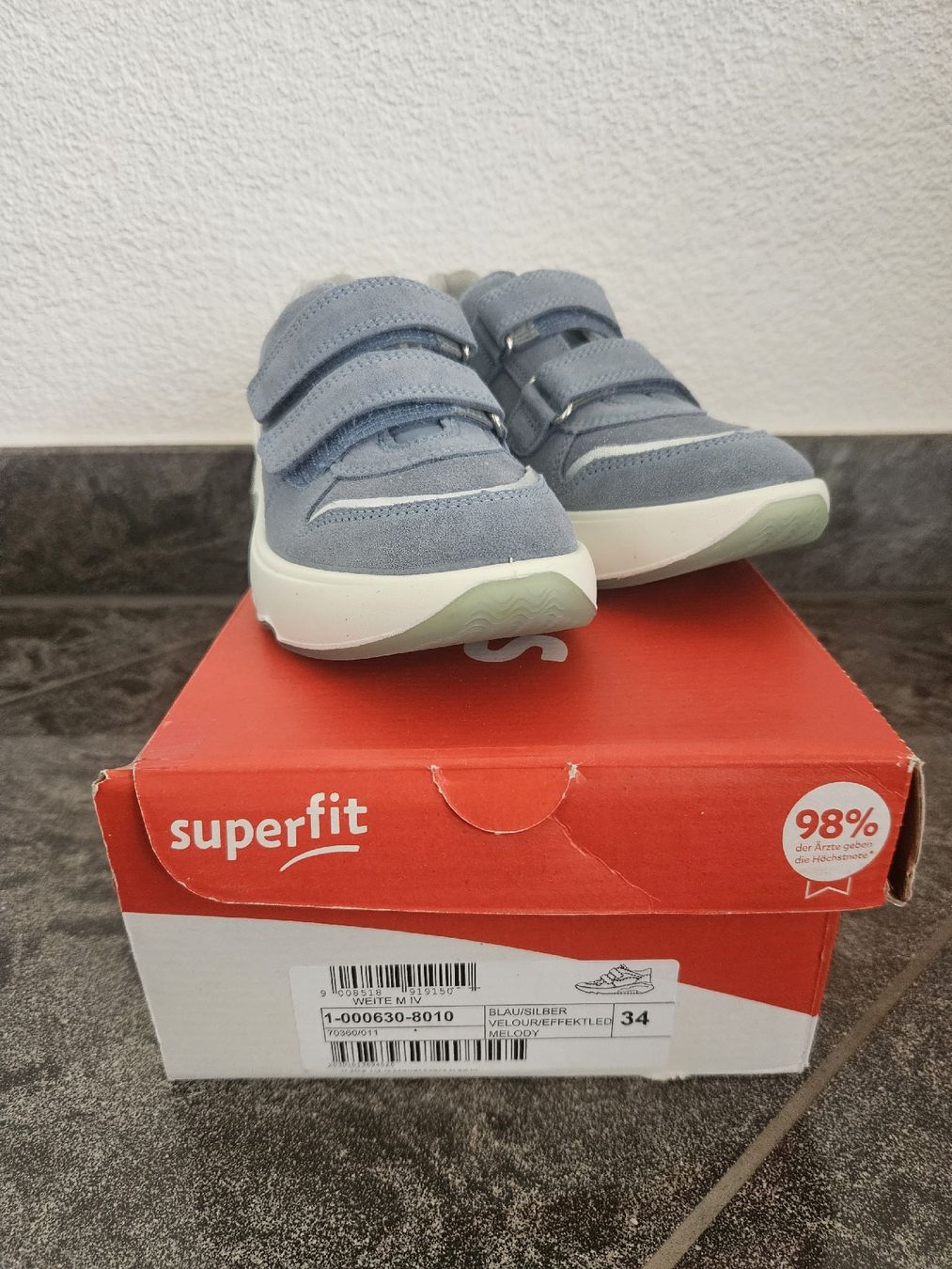 Superfit Scarpe per ragazze: Superfit Sneaker Melody Grösse 34 Neu – Nuovo e nell'imballaggio originale da Visp venduto da hutter88