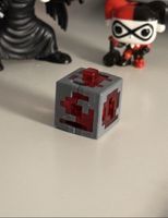 Redstone block. Minecraft kinder joy