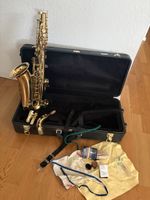Yamaha Altsaxophon Gold inkl. Koffer und Zubehör