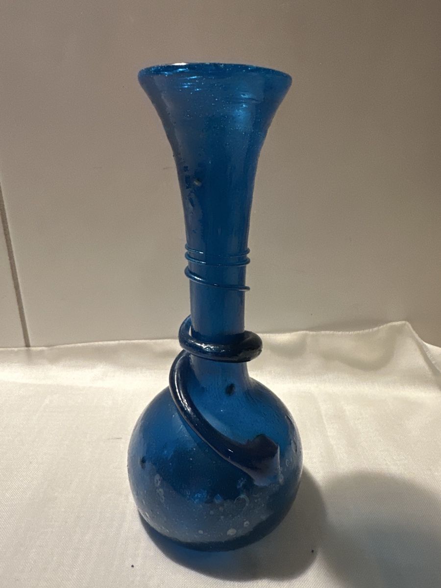Vasi & Recipienti: Blaue Glasvase,  Vintage Deko – Usato da Zürich venduto da Chaeffeler