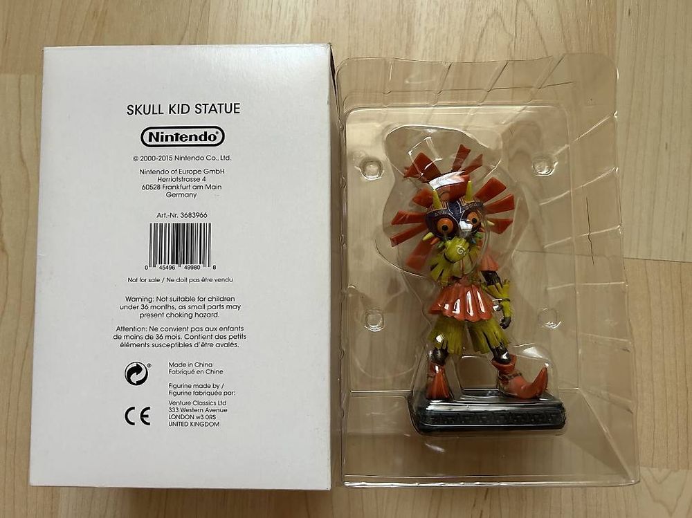 The Legend of Zelda Majora's Mask Skull Kid Statue Nintendo (Gebraucht ...