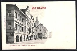 Zürich, Zunfthaus zur Saffran und Rüde
