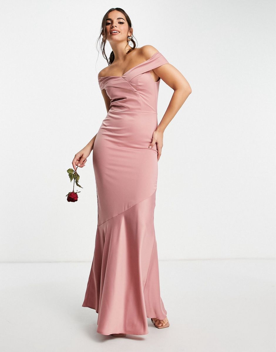 Kleider: Oasis - Bridesmaid - Blassrosa Maxikleid - Orginalpreis 150. – Neu und originalverpackt aus Zürich von luxuryoutlet1 2