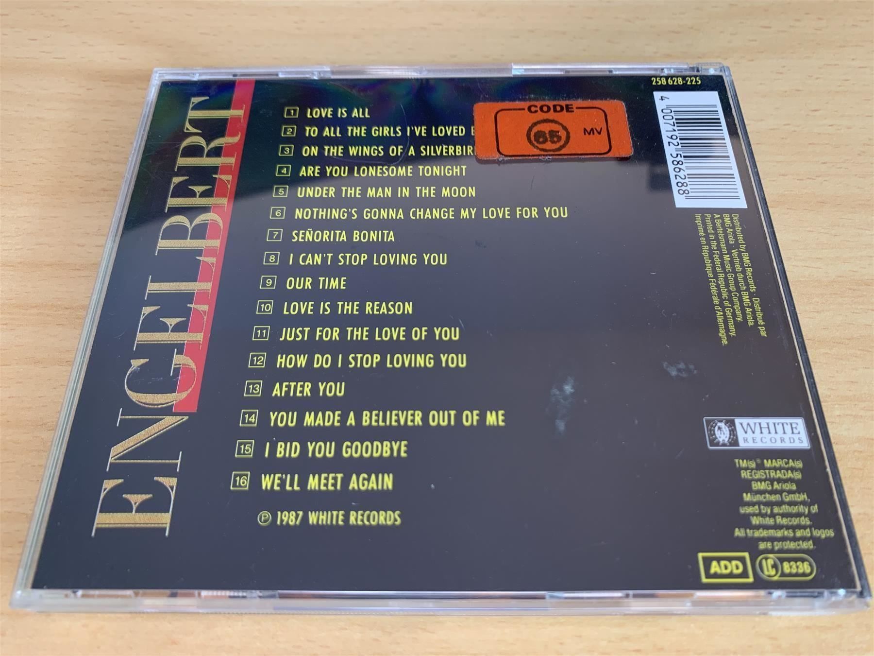 CD: Engelbert – Remember - I Love You – Usato da Rikon im Tösstal venduto da Alpenmutz 1