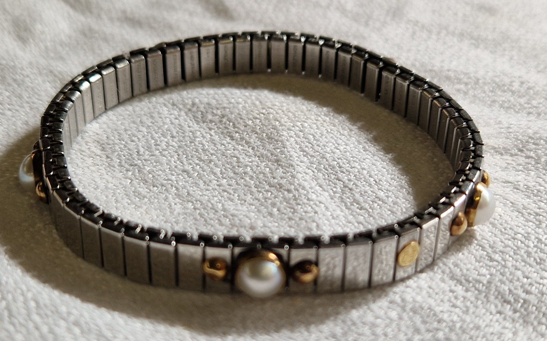 Bracciali & Braccialetti: ARMBAND UND RING EDELSTAHL MI GOLD – Usato da Bilten venduto da Mic2022 3