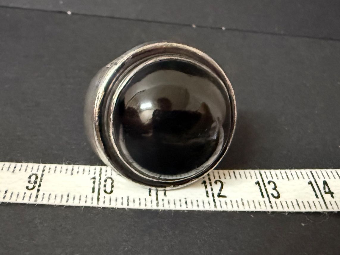 Anelli: Massiver Silber Ring mit Obsidian 925 – Usato da Spiegel b. Bern venduto da Rogger72 8