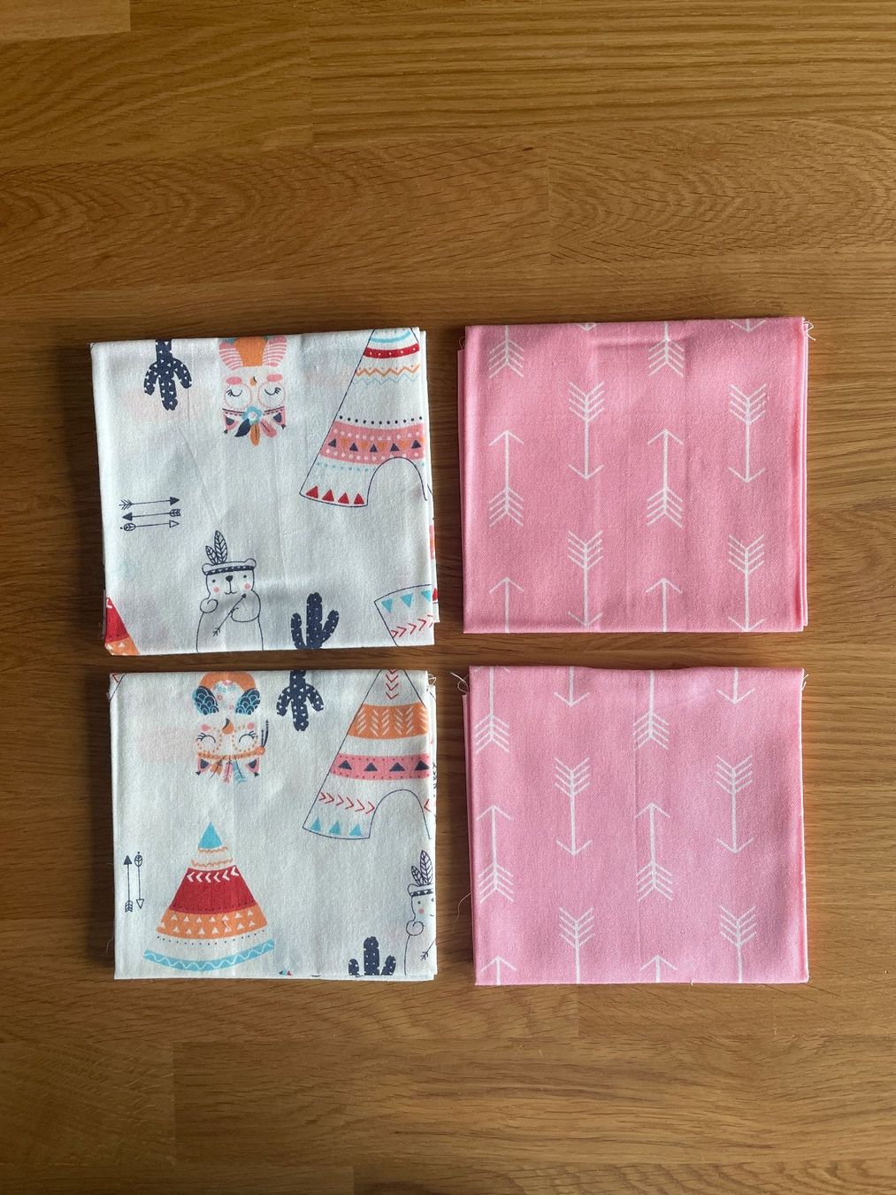 Stoffe: Fat quarter/Coupon patchwork-couture Petits Indiens rose – Neu und originalverpackt aus Gland von san_xz5j 1