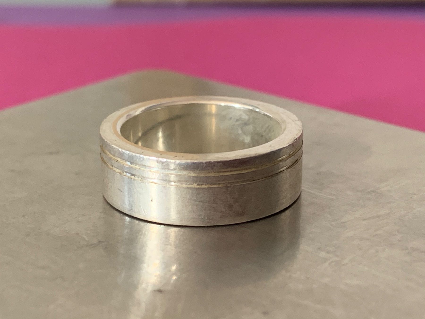 Anelli: Silberring Klassisch 2RILLEN (52) – Usato da Laufen venduto da belleskulptur 1