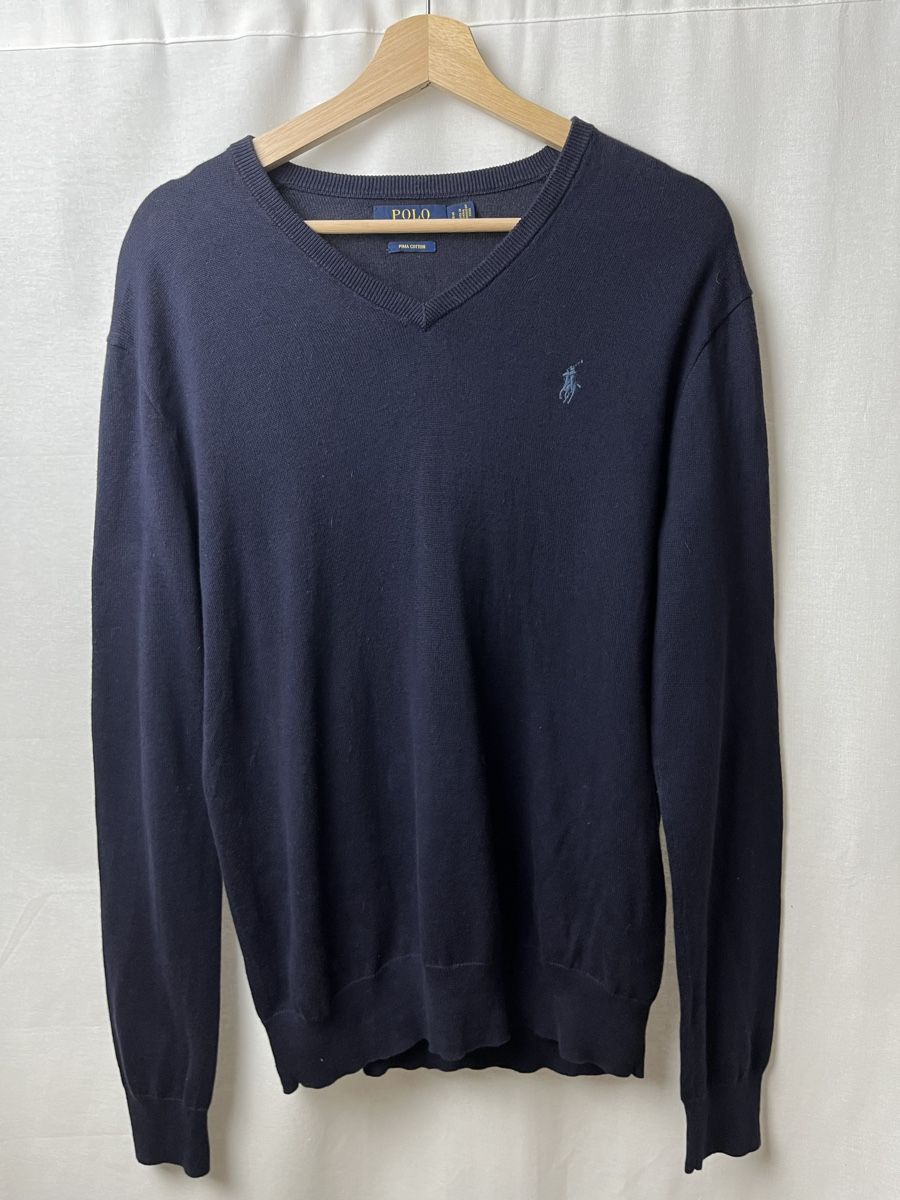 Ralph Lauren Maglioni & Felpe: Pull Ralph Lauren bleu col V – Nuovo (secondo la descrizione) da Les Avanchets venduto da lunedeneige.shop