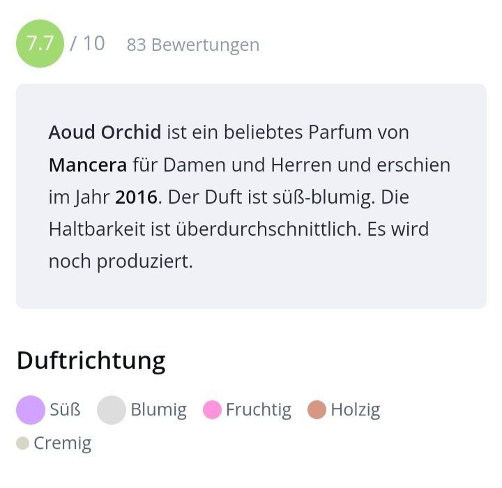 Parfum & Eau de Toilette: 5 ml AOUD ORCHID EDP MANCERA ABFÜLLUNG – Neu (gemäss Beschreibung) aus St. Gallen von CaliSunshine 3