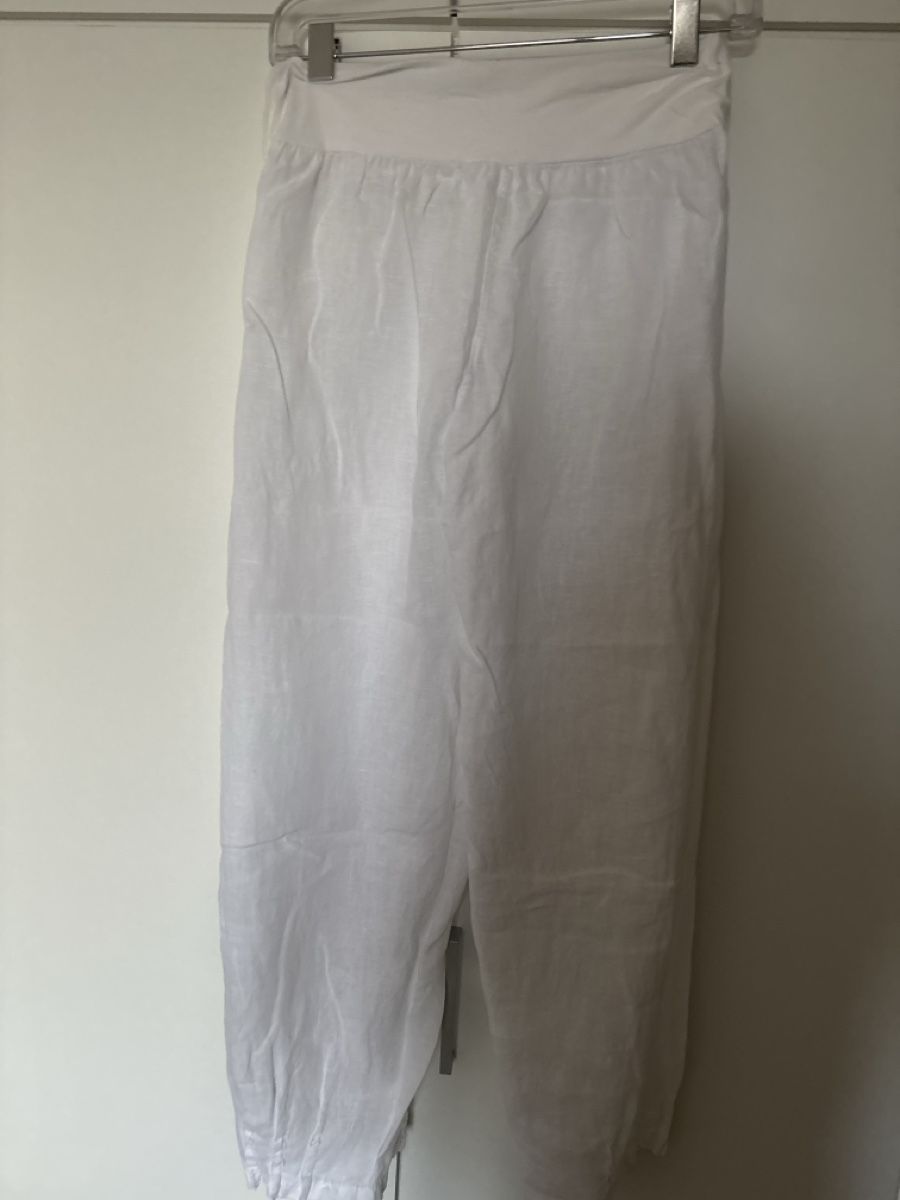 Pantaloni: Sommerhose aus Leinen,Top! – Usato da langenthal venduto da rundholz7 2