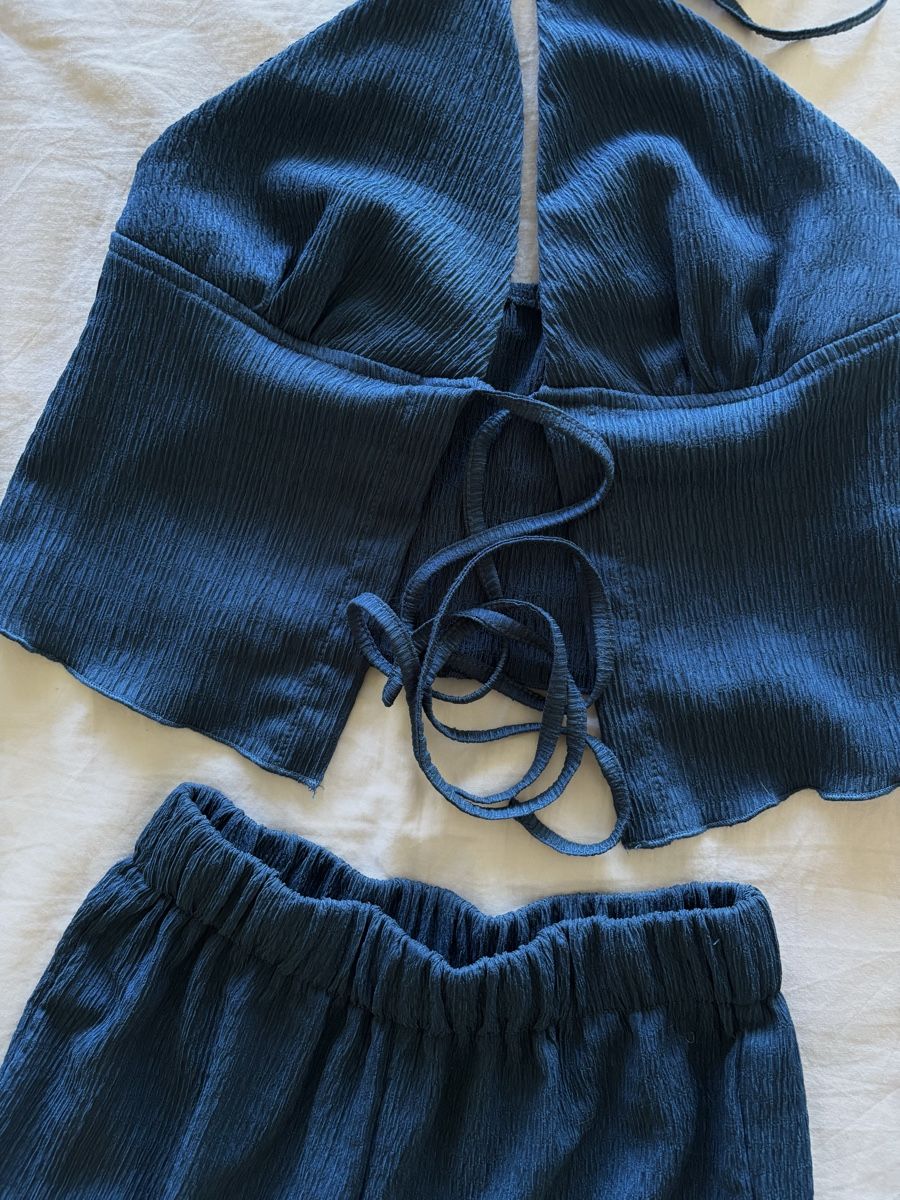 Lotti di vestiti: NEU: Sommer Set: Top & Hose, blau – Usato da Ittigen venduto da carpediempotato 4