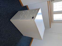 Bürocontainer weiss, 4 Schubladen, abschliessbar