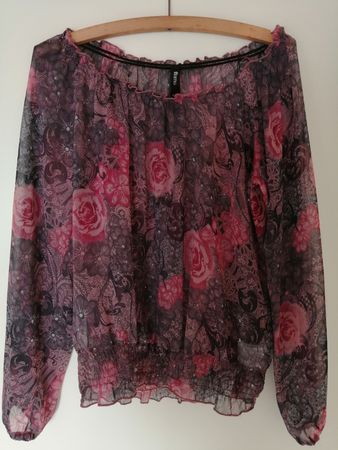 Damenbluse von Flame  Gr. L - Romantischer Look