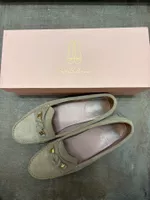 Pretty Ballerinas Loafer, beiges Wildleder, guter Zustand
