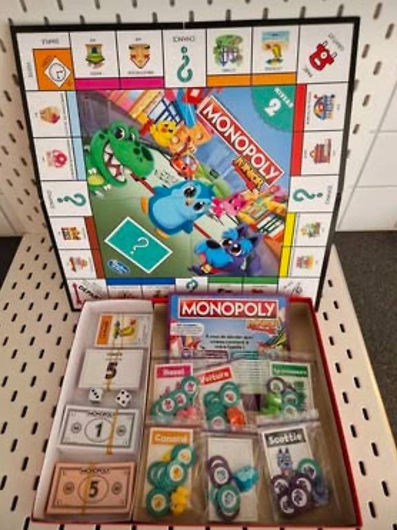 Giochi: Monopoly Junior 2 en 1 en français – Usato da Vevey venduto da lartiste1 3