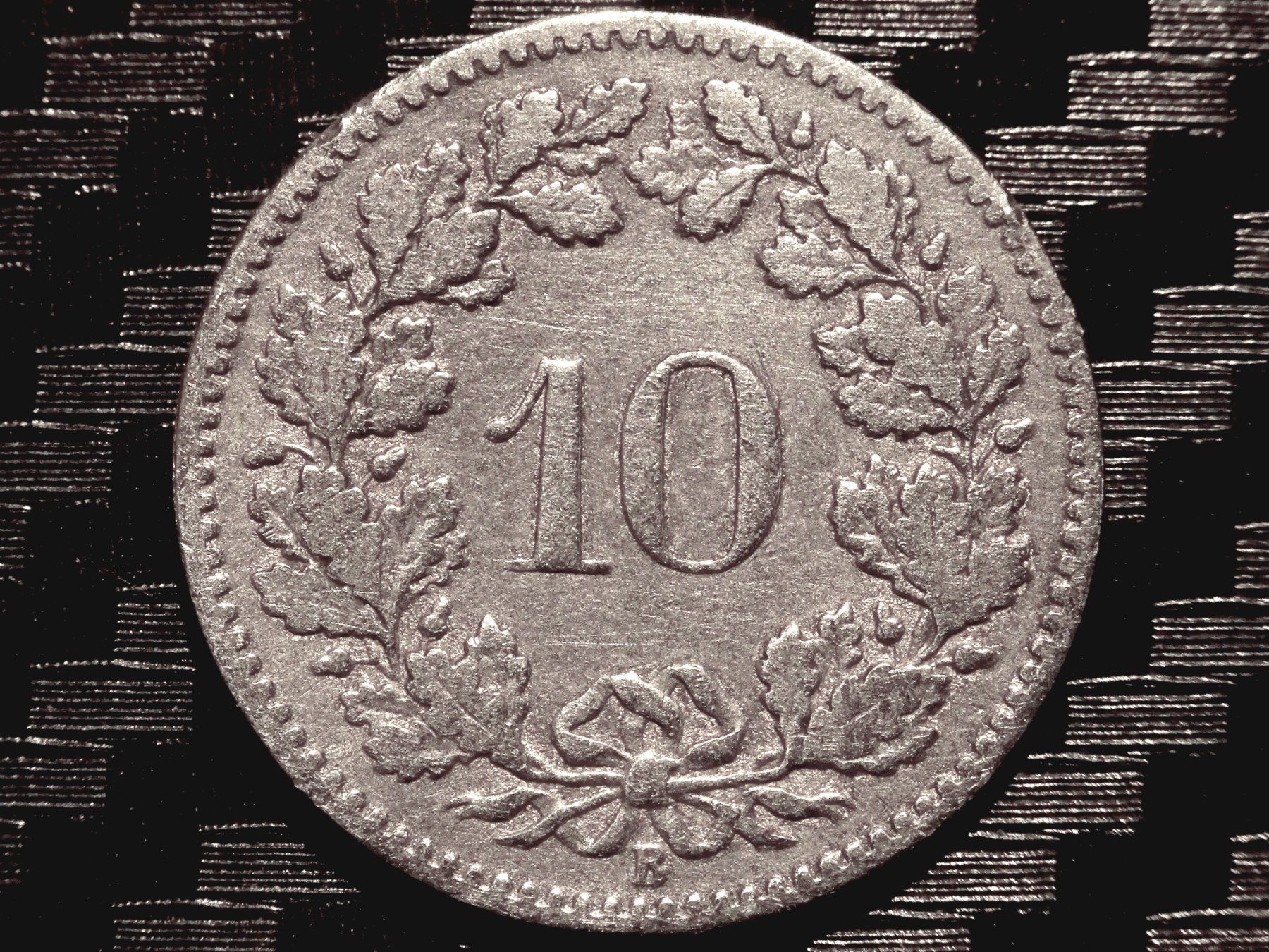 Tutti le monete: 1894 - 10 cts. 1.00 Mio.!!! 2.88gr – Usato da Courgenay venduto da ZubR237 1