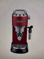 DeLonghi Siebträgermaschine rot, super Zustand, wie neu