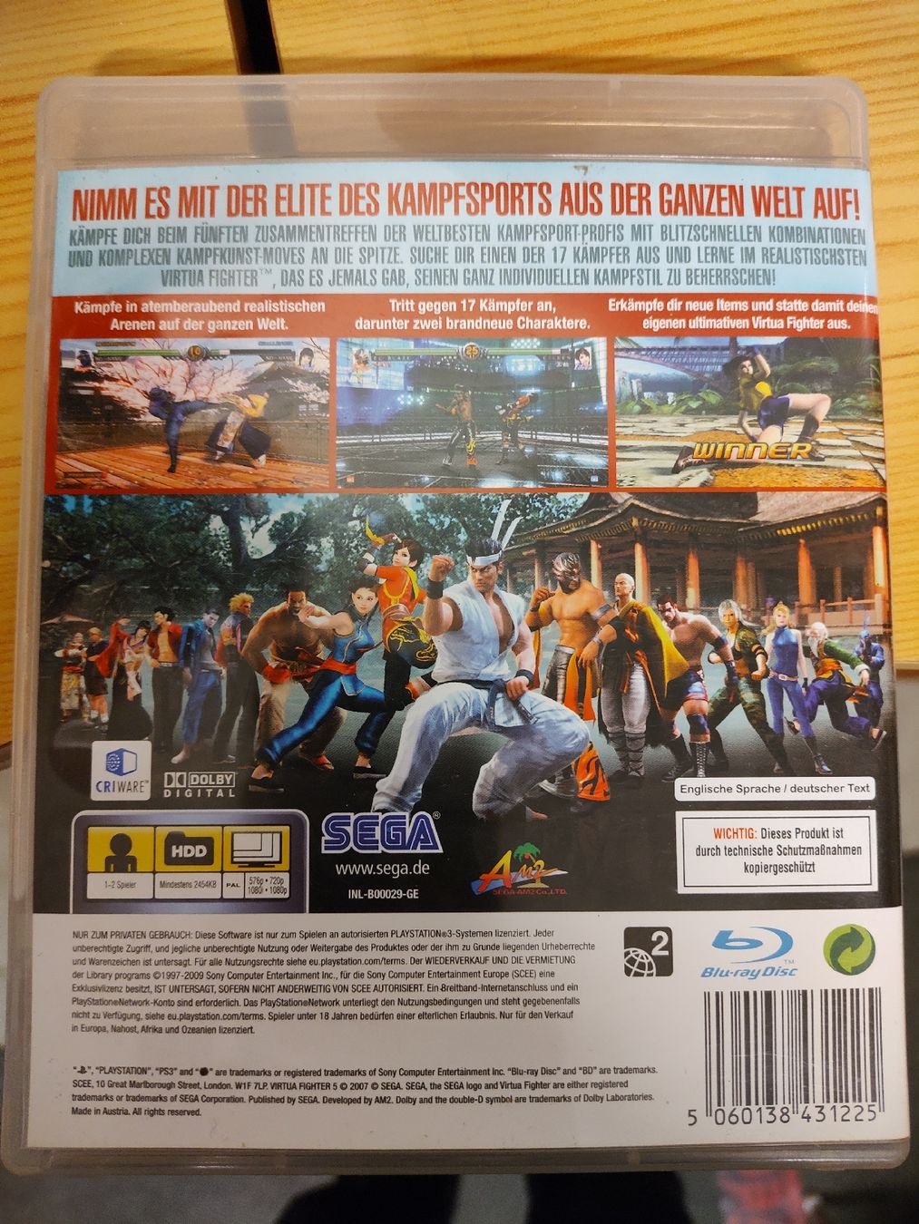 Sony Giochi: Virtua Fighter 5 sur PS3 - Jeu de combat SEGA – Usato da fribourg venduto da GameSpot 1