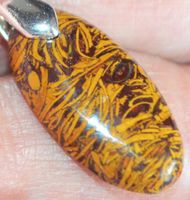 Anhänger L-3673 – Elefantenhaut Jaspis 25x12mm