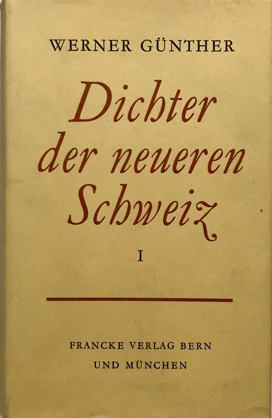 Libri: Dichter der neueren Schweiz Bd. 1 – Nuovo (secondo la descrizione) da Sarnen venduto da Livres