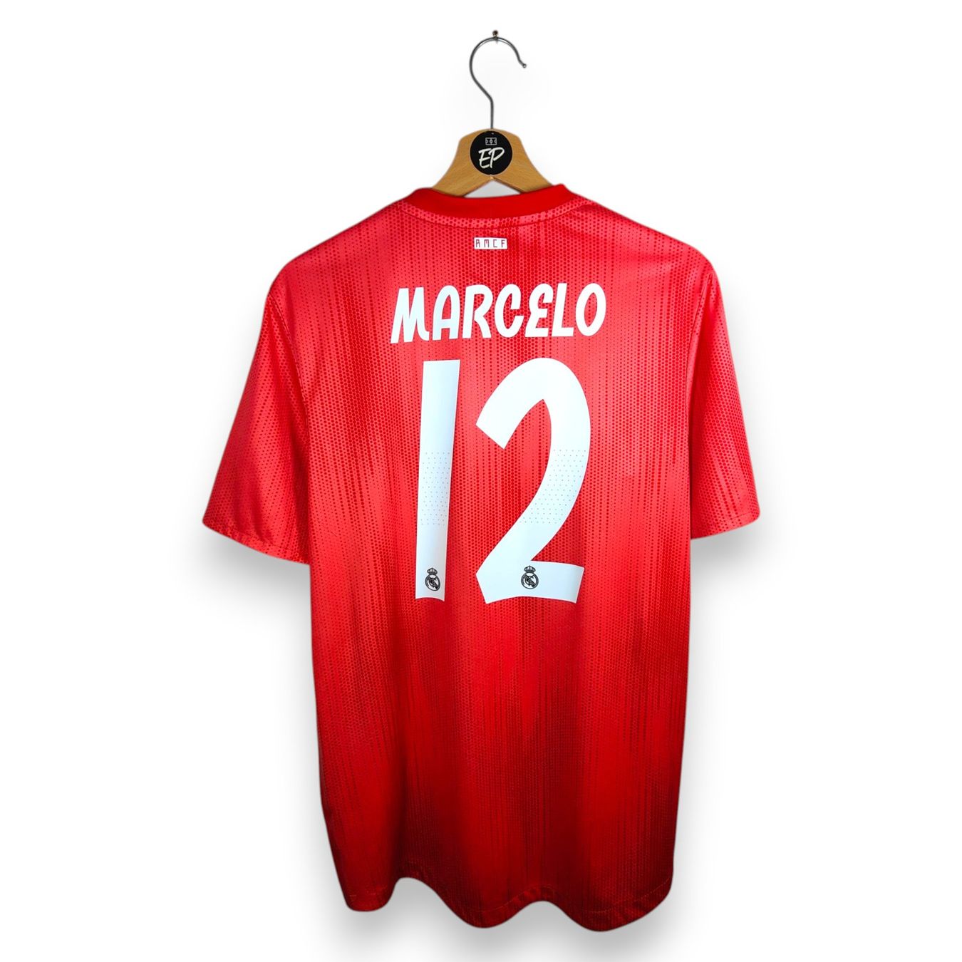 Real Madrid Canottiere & Pantaloni: Original 2018-19 Real Madrid Third Trikot Marcelo – Usato da Martigny venduto da eternalpitch