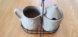 Pot à lait et sucrier