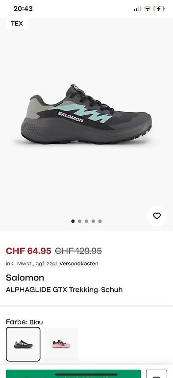 Salomon Scarpe da uomo: Salomon Trekking-Schuh – Nuovo e nell'imballaggio originale da Gossau SG venduto da An_mau10 1