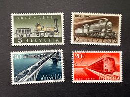 CH 1947 Serie super gestempelt 2x Ersttag  (2321)