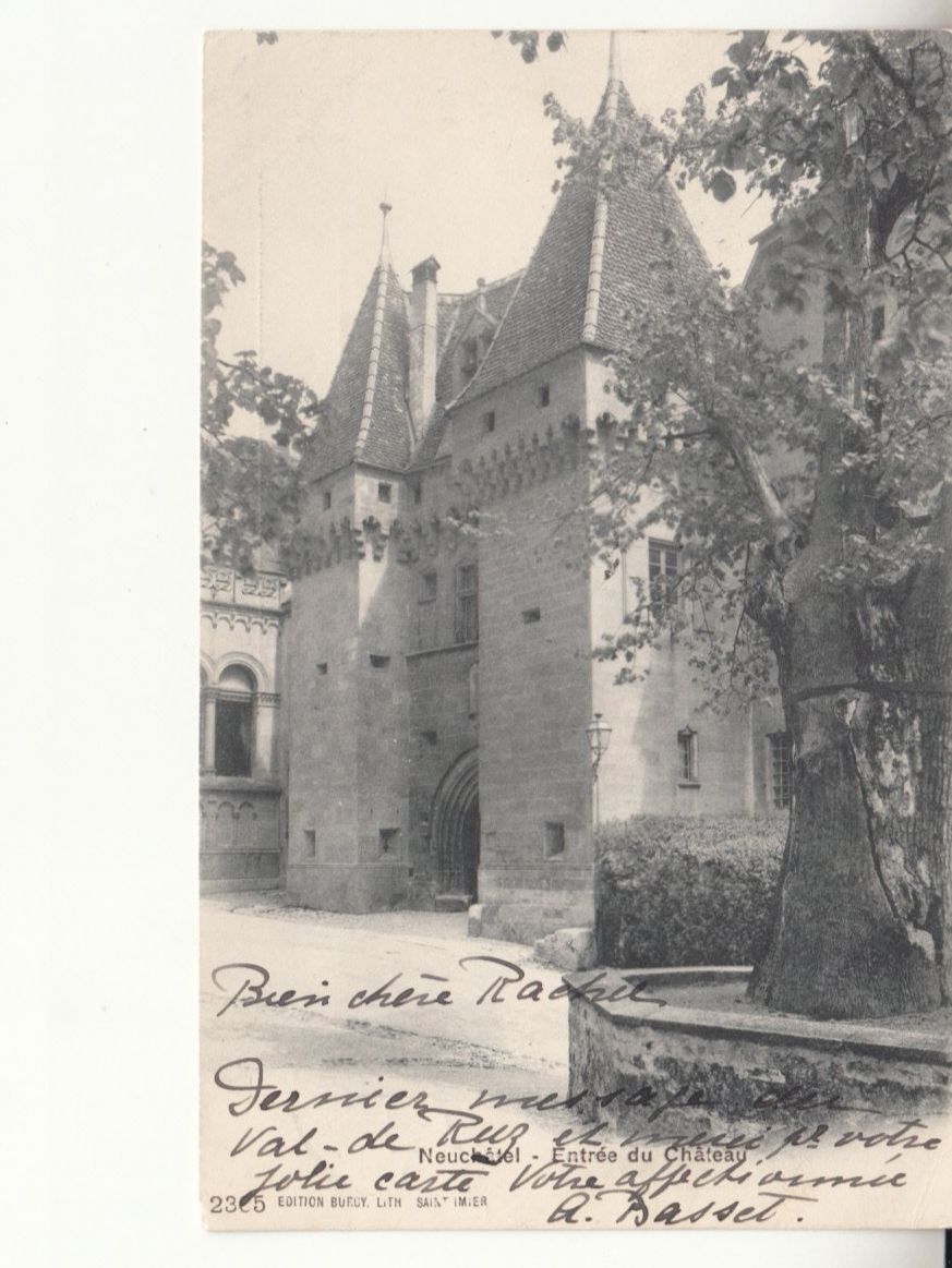 Cartoline postali: Neuchâtel 1905 – Usato da Bürglen TG venduto da StampGraf
