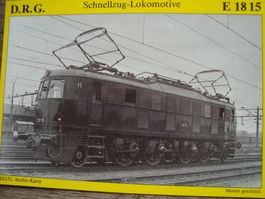 Elektro-Schnellzuglok E 18 15 der D.R.G. im Sommer 1936