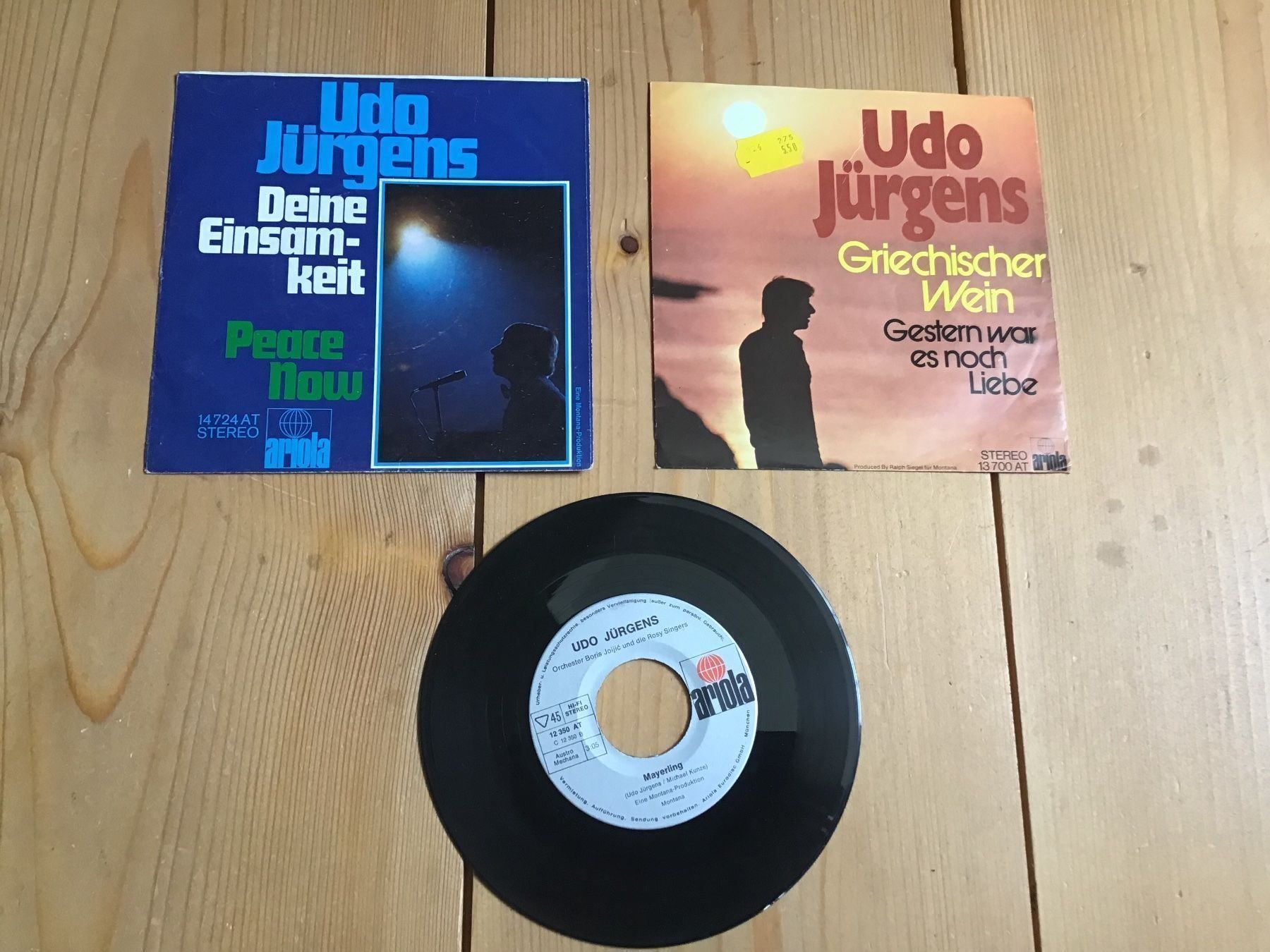 Dischi in vinile: single u. jürgens + 2 hüllen – Usato da liestal venduto da makai05 1