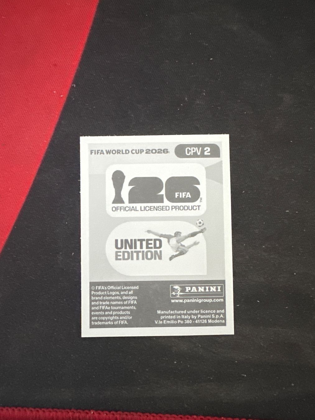 Panini Sammelbilder & Trading cards: Panini FIFA WM 2026 Sticker - CPV 2 – Gebraucht aus Sulz AG von DealWerk 1