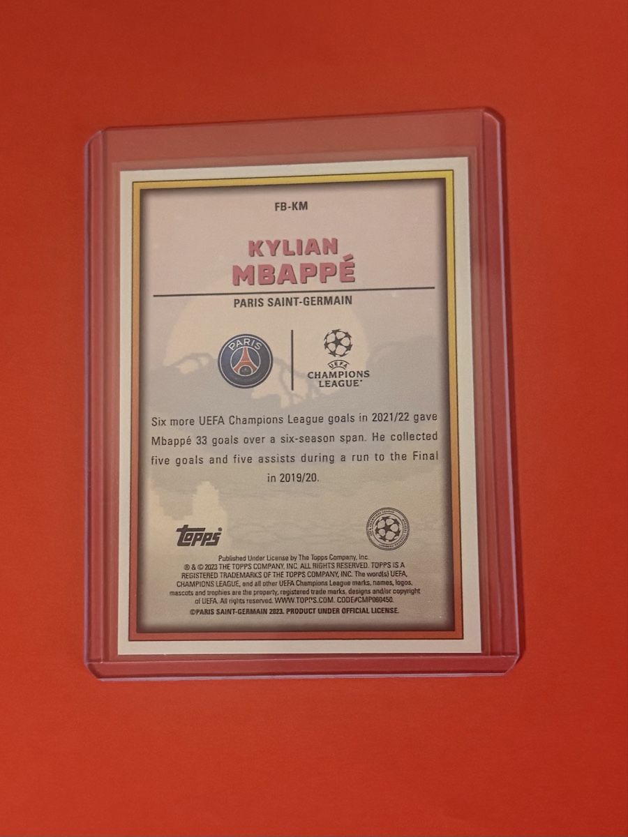 Topps Carte collezionabili: Topps Superstars Mbappe Final Boss – Nuovo (secondo la descrizione) da Embrach venduto da BenzosCards 1