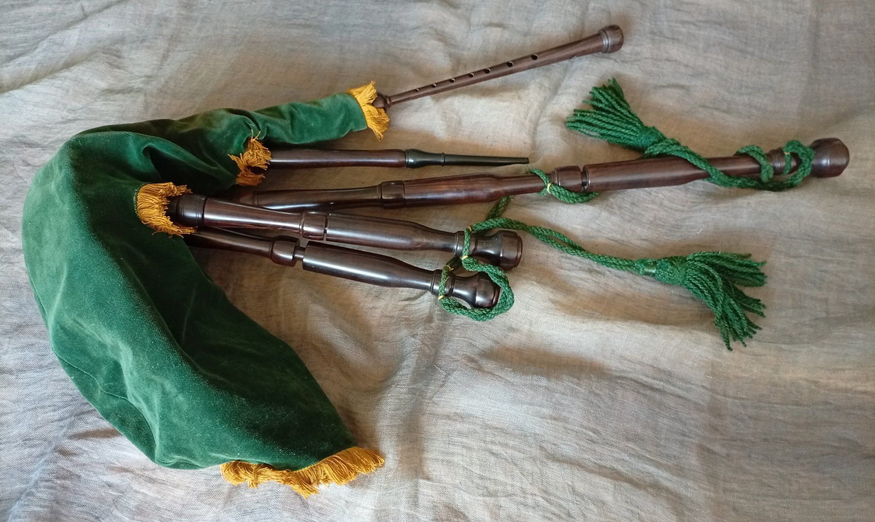 Strumenti musicali: Celtic 'binioù braz' Bagpipe, Cornemuse Bretonne, vintage – Usato da Locarno venduto da edn.vintage 2