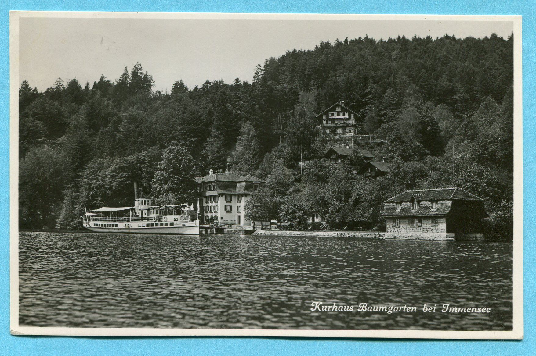 Cartoline postali: Kurhaus Baumgarten bei Immensee 1937 – Usato da Opfikon venduto da Prophila