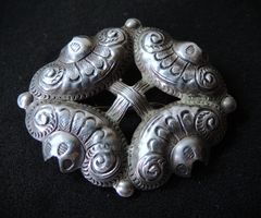 Handarbeit Silber 800 Brosche aus Deutschland