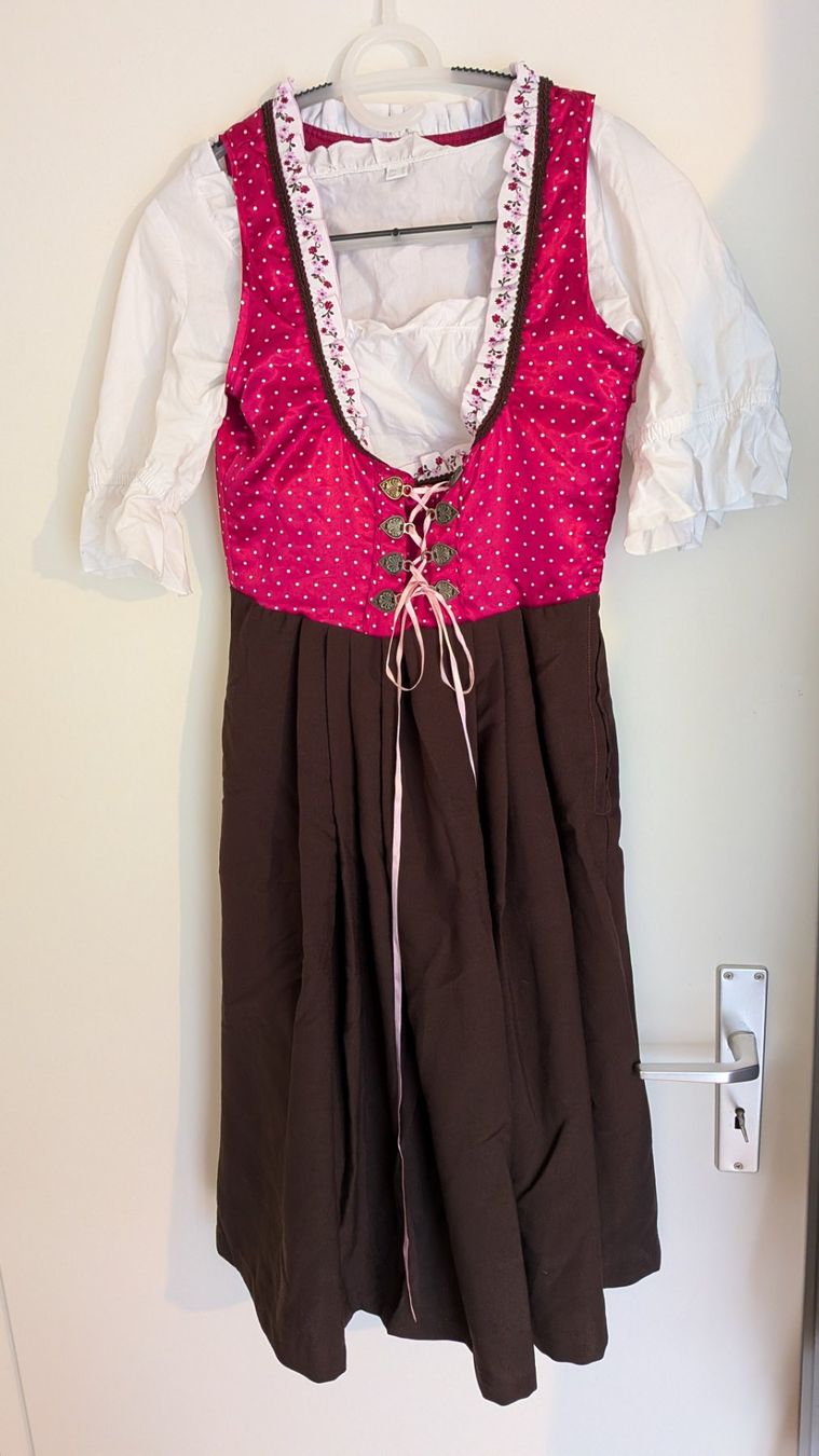 Tchibo Vestiti: Dirndl Gr. 38 Oktoberfest Mottoparty Tchibo 4 teilig – Usato da Horw venduto da Rebuho 5