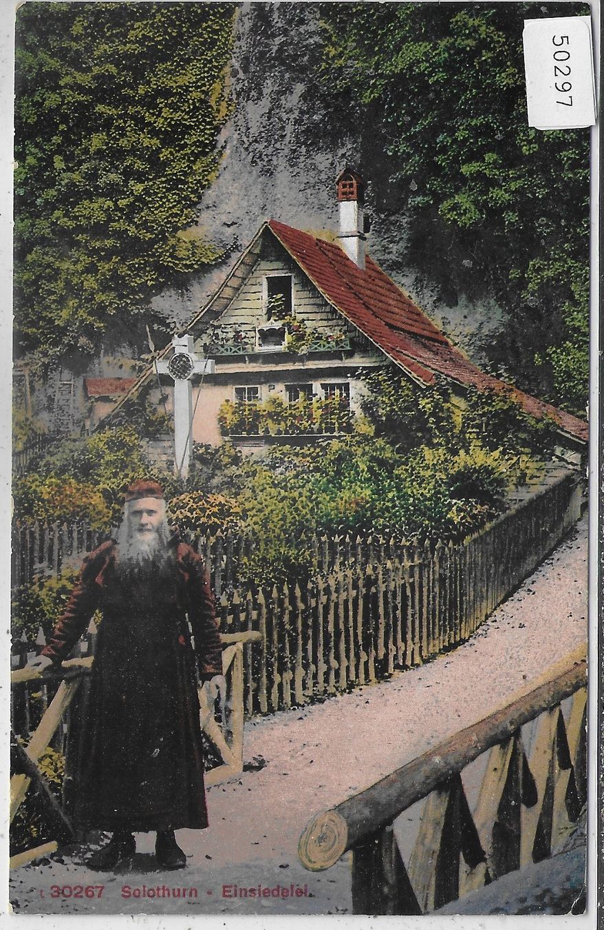 Cartes postales: Solothurn - Einsiedelei - Litho – D'occasion à Ettingen par Kartenplanet