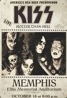 KISS Blechschild Metal Rock Band