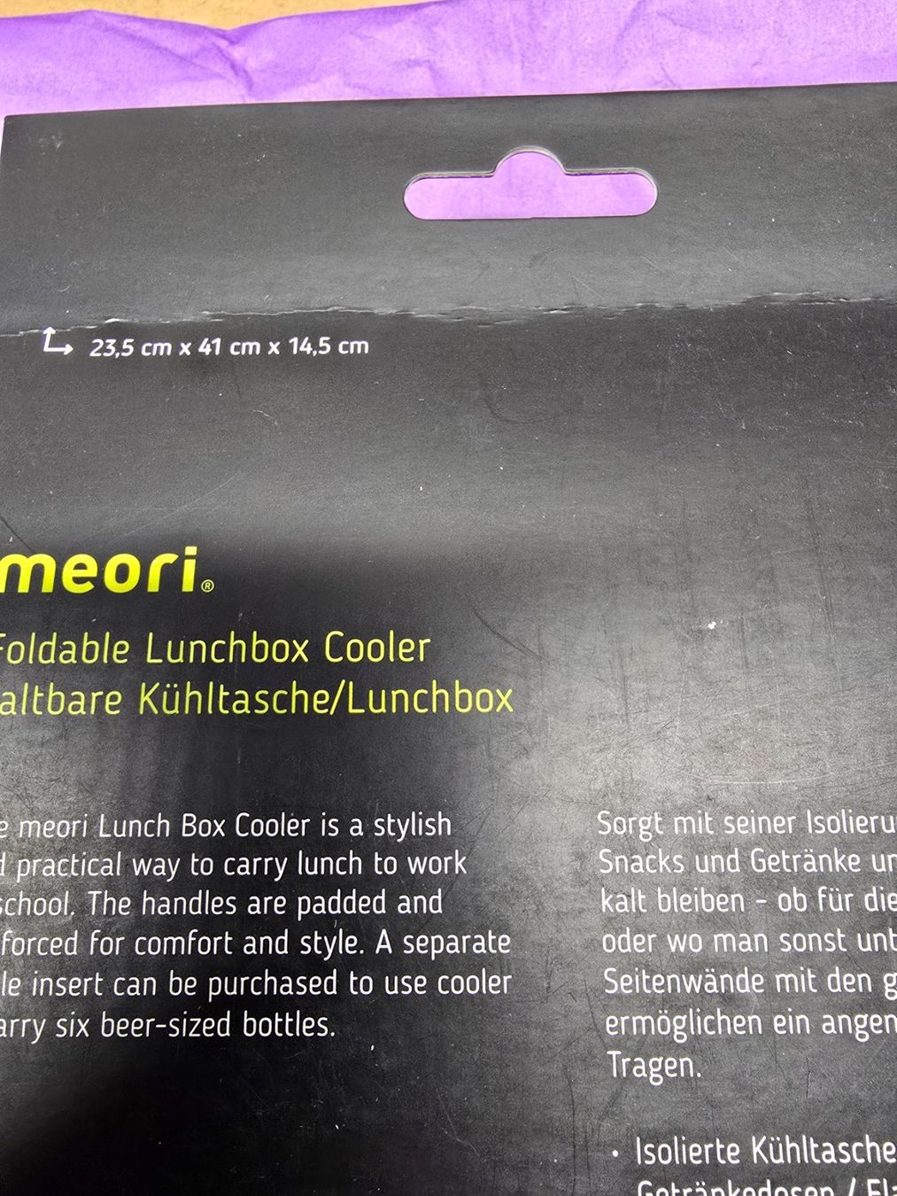 Frigoriferi & Refrigeratori: Meori faltbare Kühltasche / Lunchbox – Nuovo (secondo la descrizione) da Rebstein venduto da James-Dean 1
