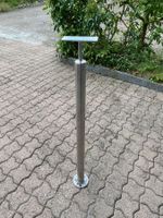 4 CNS Geländerpfosten, 42.4 mm, Höhe 887 mm
