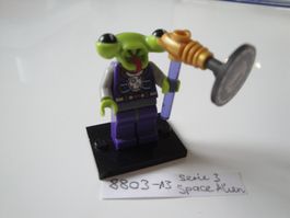 LEGO Minifiguren 8803-13 Space Alien, Serie 3