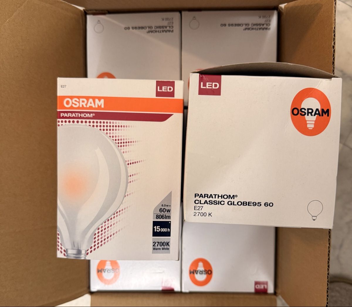 Osram Lampade: 8 Stk LED Glühbirnen E27 Parathom Classic 60 – Nuovo e nell'imballaggio originale da Niedergösgen venduto da Pva000