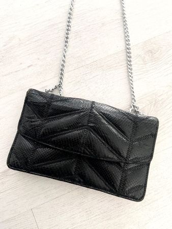 Vintage Clutch aus Schlangenleder
